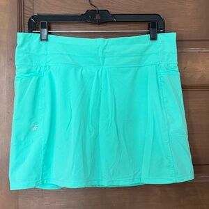 Athleta Action Skort Dobby Be Free, Mint Green, Medium, EUC!